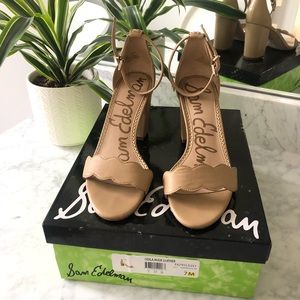 Sam Edelman Odila Ankle Strap Sandal in Nude